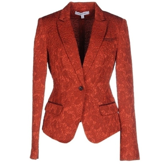 BLACK Elizabeth and James Textured Blazer Black 6 - Picture 6 of 8